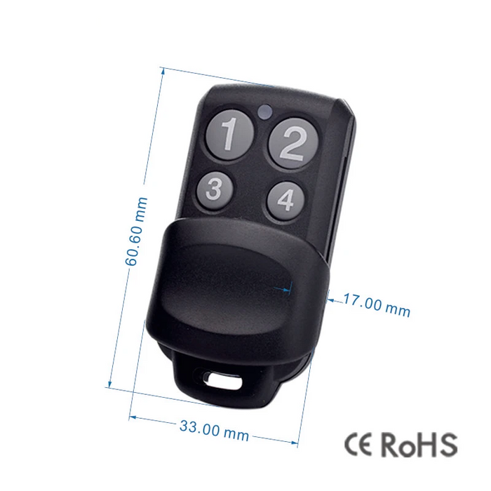 Yemtech® Universele handzender - 433 MHz