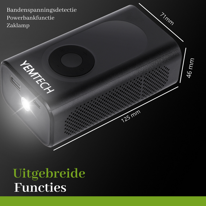 Elektrische fietspomp 4000 mAh