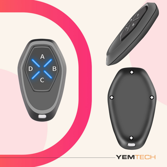 Yemtech® Universele handzender -433 MHz