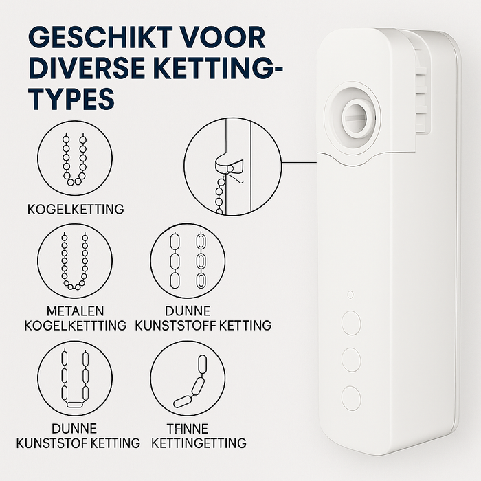 Yemtech® Rolgordijnmotor – Slimme elektrische gordijnmotor – Compatibel met Tuya, Alexa & Google Home