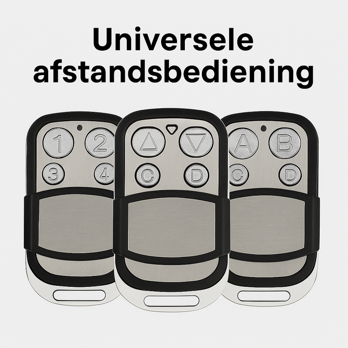 YEMTECH Universele Handzender 433 MHz – Afstandsbediening voor Garagedeuren en Poortopeners