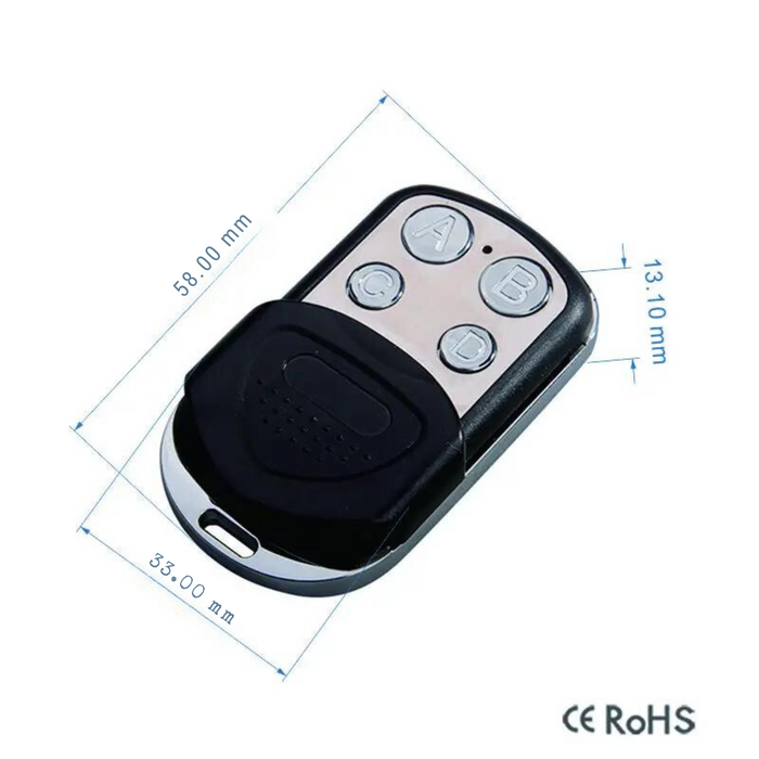 YEMTECH Universele Handzender 433 MHz – Afstandsbediening voor Garagedeuren en Poortopeners