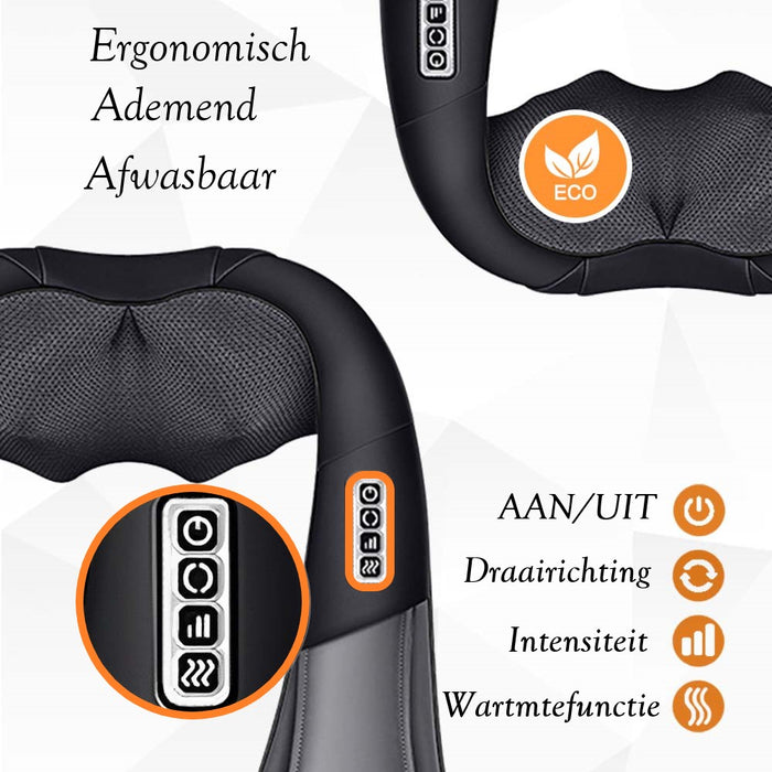 Shiatsu massageapparaat