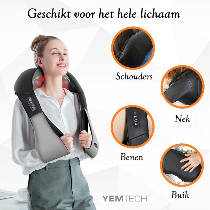 Shiatsu massageapparaat